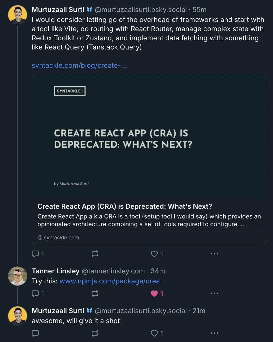 create react app deprecation warning