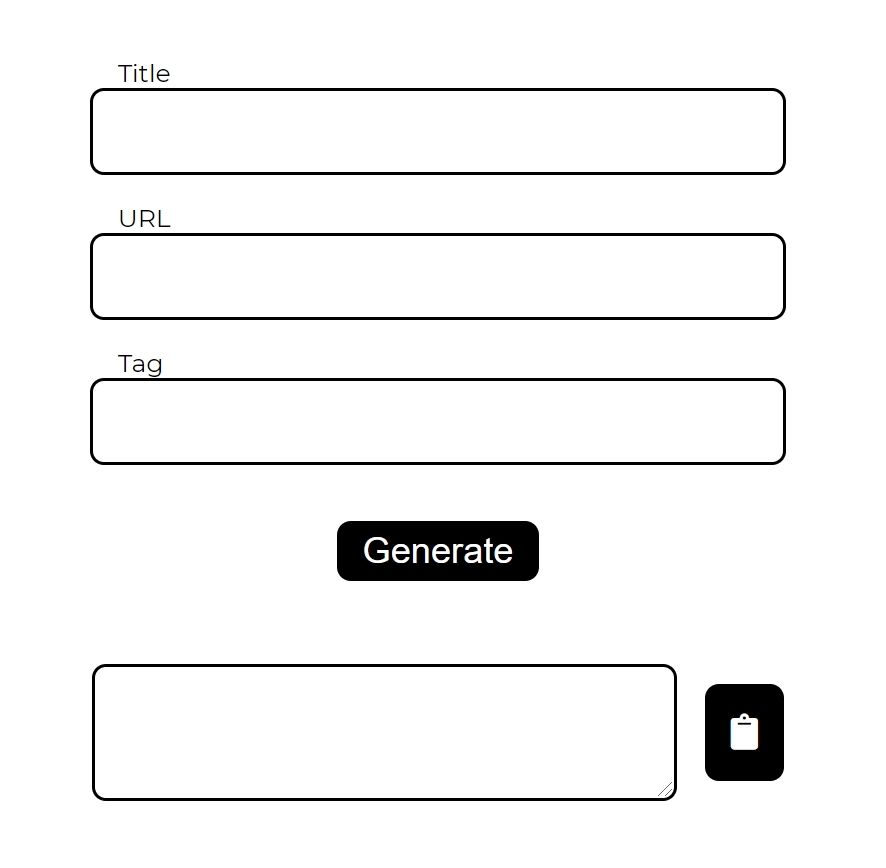 HTML Generator User Interface