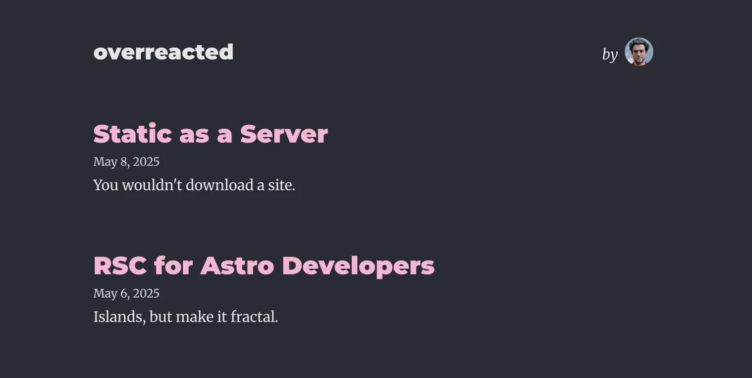 Dan Abramov's Blog - overreacted.io